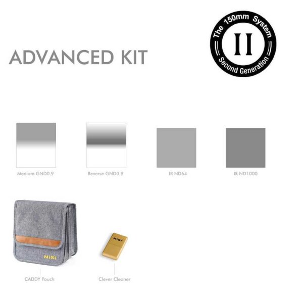 NiSi® Advance Kit II | 150 mm Filterset vier 150 mm Filter + Tasche + Reiniger