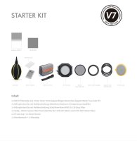 NiSi 100 mm V7 Starter Kit mit V7 Halter, 2 Filter und TrueColor CPL