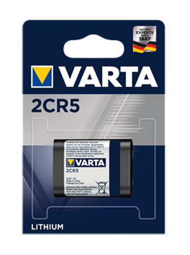 Photo Lithium Battery 2CR5 / DL245 - (6 Volt / 1400 mAh)