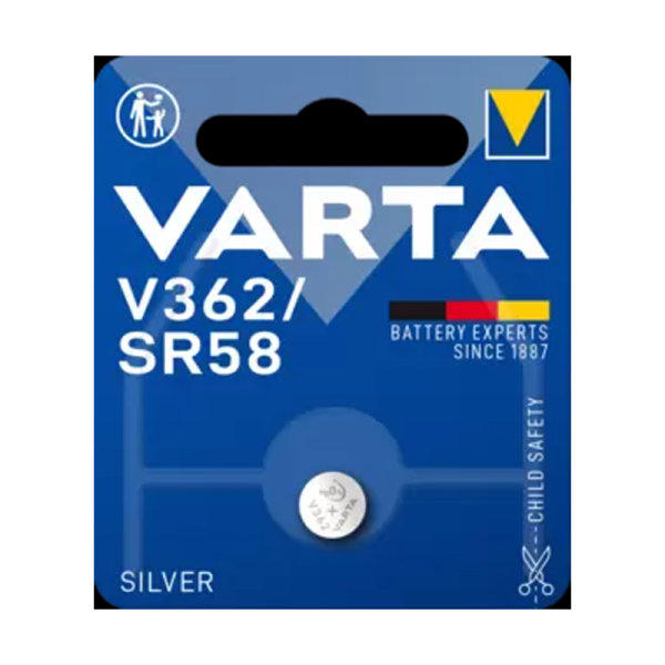 Batterie Silberoxyd V362 / SR-58 - (1,55 Volt / 21 mAh)
