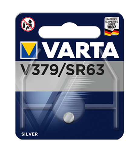 Batterie Silberoxyd V379 / Sr63 - (1,55 Volt / 14 Mah)