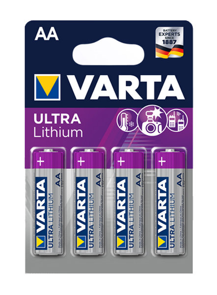 Varta Professional Lithium Batterie - Migon (AA) 4er Blister
