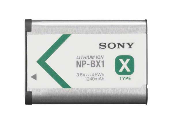 Sony Li-Ion Akku NP-BX1 1240 mAh, 3,6 V für RX100 / RX100 II
