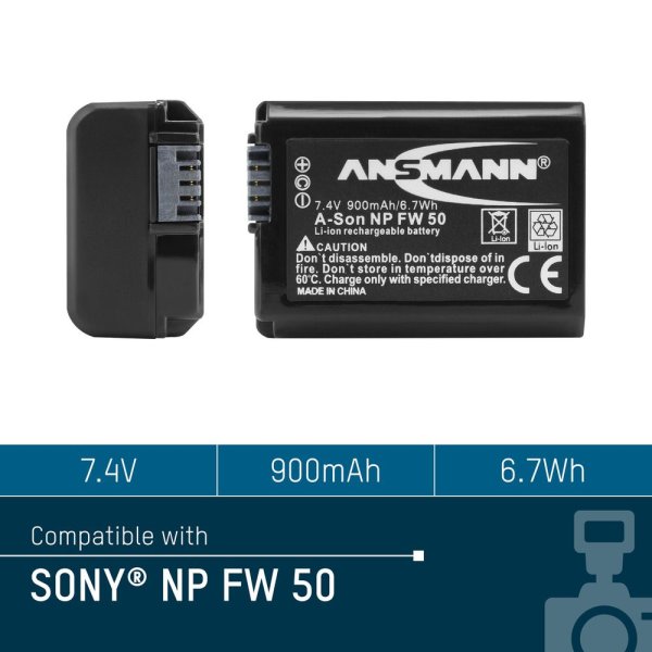 Ansmann LI-Ion battery NP-FW50