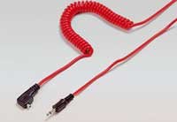 Kaiser | Flash Cable red, 10 m (33 ft.), with PC plug and jack plug, ø 3.5 mm  # 1408