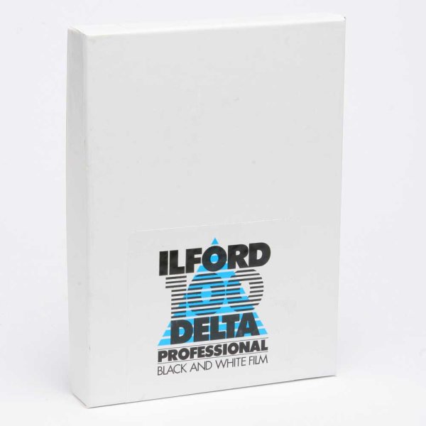 Ilford S/W Film DELTA 100, Planfilm 10,2x12,7cm (4x5"), 25 Blatt