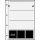 Ablageblätter | Pergamin | für 60 mm Film | 4 Streifen a` 3 Negative | 100 Blatt