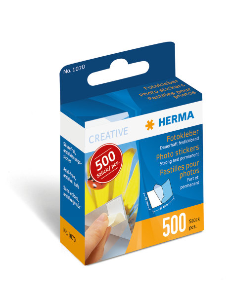 Herma Fototape 500 | 500 Stück, beidseitig klebend