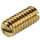 Grub screw 6.35 mm (1/4") (brass) - length 15 mm