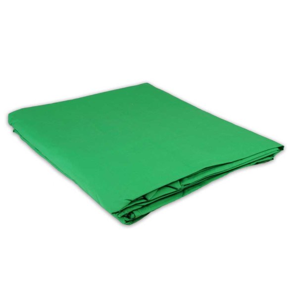 Helios Stoffhintergrund UNI - Grün | Größe ca. 300x700 cm