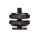 Lightning attachment foot with thread