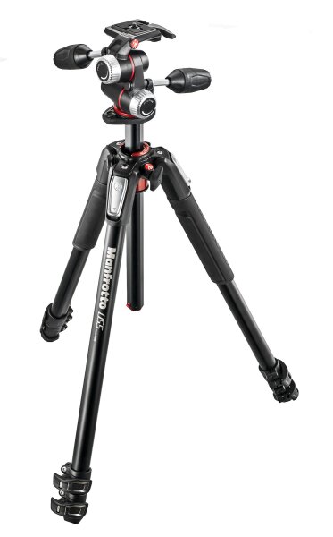 Manfrotto | 055XPRO3-3W Stativ inkl. 3-Wege-Neiger | MK055XPRO3-3W