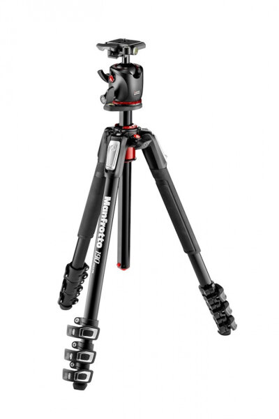 Manfrotto 190 aluminum tripod with 4 segments + MHXPRO-BHQ2 ball head