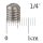 Berlebach order option fastening screw 1/4" (6.35 mm)