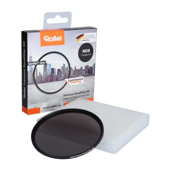 Rollei Premium Graufilter | coating | ND8 (0,9), 3 Stops