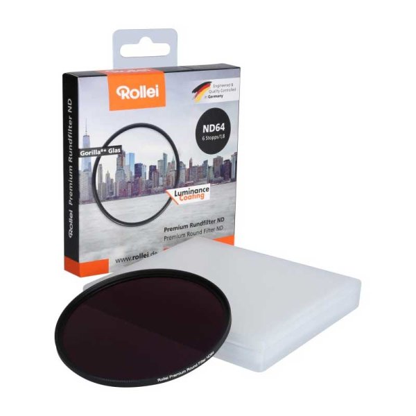 Rollei Premium Graufilter | coating | ND64 (1,8), 6 Stops