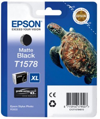Epson Tintenpatrone T1578 25,9 ml - matt schwarz (StylusPhoto R3000)