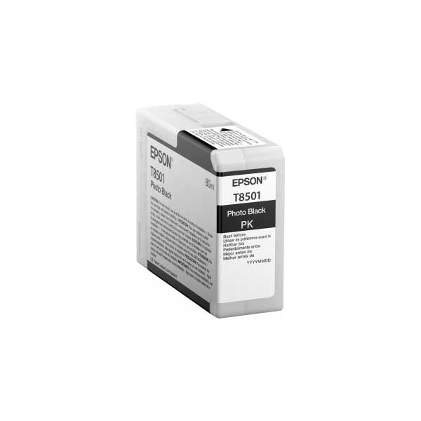 Epson Tintenpatrone T8501 (80 ml) - Photo Black für SureColor SC-P800