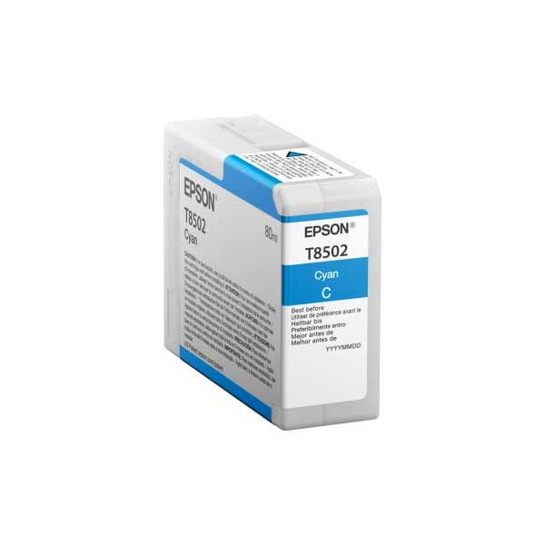Epson Tintenpatrone T8502 (80 ml) - Cyan für SureColor SC-P800