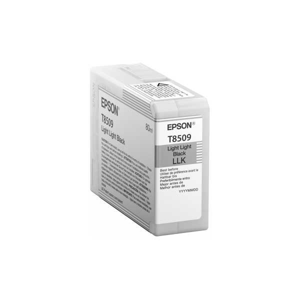 Epson Tintenpatrone T8509 (80 ml) Light Light Black für SureColor SC-P800