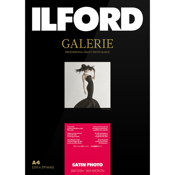 Ilford GALERIE Satin Photo 260gsm | 5x7" - 127mm x 178mm | 100 sheet