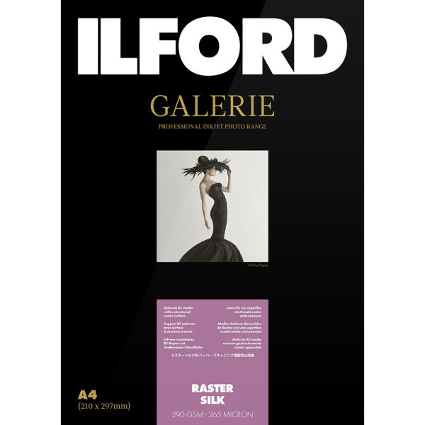 Ilford GALERIE Raster Silk 290 | GPRP | A4 - 210mm x 297mm, 100 Blatt