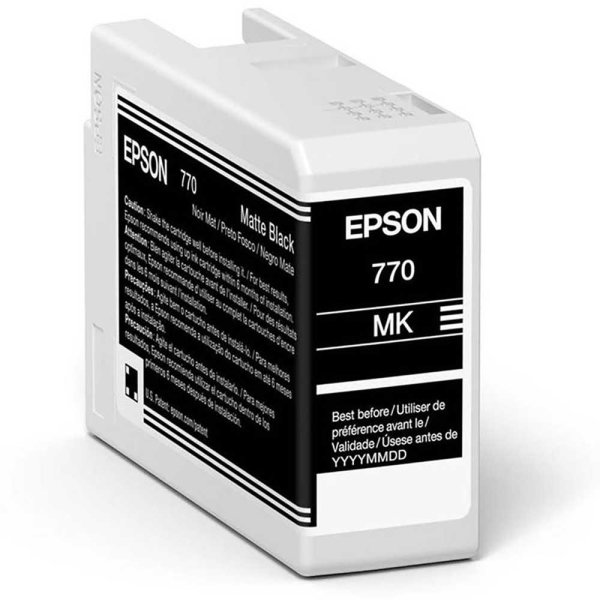 Epson Tintenpatrone T46S8 | matt schwarz 25 ml Tinte für Epson SC-P700