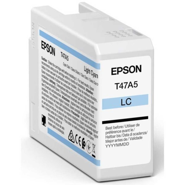 Epson Tintenpatrone T47A5 | light cyan 50 ml für Epson Surecolor SC-P900