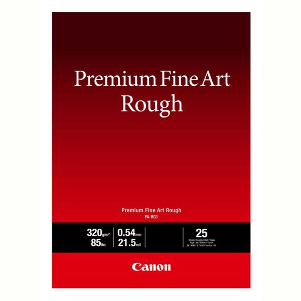 Canon FA-RG 1 Premium FineArt Rough DIN A4 | 25 Blatt | 320 g/qm