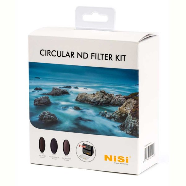 NiSi® Circular ND Filter Kit | HUC ND8, ND64+CPL, ND1000 + Tasche