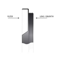 Filteradapterring Step-Up (Aluminium) Filter Ø 55 mm / Optik Ø 49 mm