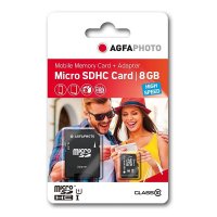 AgfaPhoto microSDHC Karte Class 10 - 8 GB (inkl. SDHC...