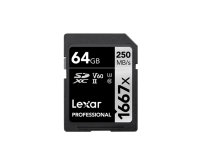 Lexar Professional 1667x | SDXC | 64 GB UHS-II V60...