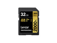 Lexar Professional 2000x | SDXC | 32 GB UHS-II V90...