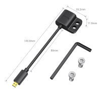 SmallRig 3021 Ultra Slim 4K HDMI 2.0 Adapter Cable (D to A)