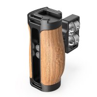 SmallRig 2913 Wooden Mini Side Handle Mini wooden handle, 1/4"-20 screws