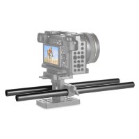 SmallRig | 1053 Rod (2er Pack) 15 mm Aluminiumrohre M12-Gewinde, 30cm Länge