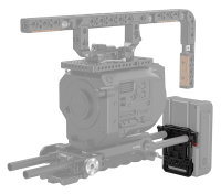 SmallRig | 3016 V-Mount-Akku-Adapterplatte mit zwei 15 mm Stabklemmen