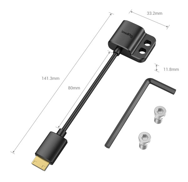 SmallRig 3020 Ultra Slim 4K HDMI Adapter Cable C to A