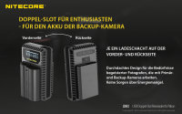 Nitecore UNK-1 Dual-Ladegerät für Nikon EN-EL14/14A und EN-EL15