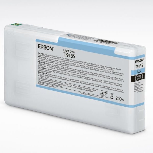 Epson Tintenpatrone T9135 (200ml) Ultrachrome HDX light cyan für SC-P5000