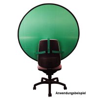 HELIOS Greenscreen Hintergrund für Stühle, 110cm