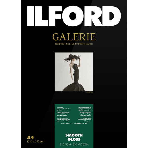 Ilford GALLERY Smooth Gloss 310 | GPSGP | A4 - 210mm x 297mm, 25 sheets