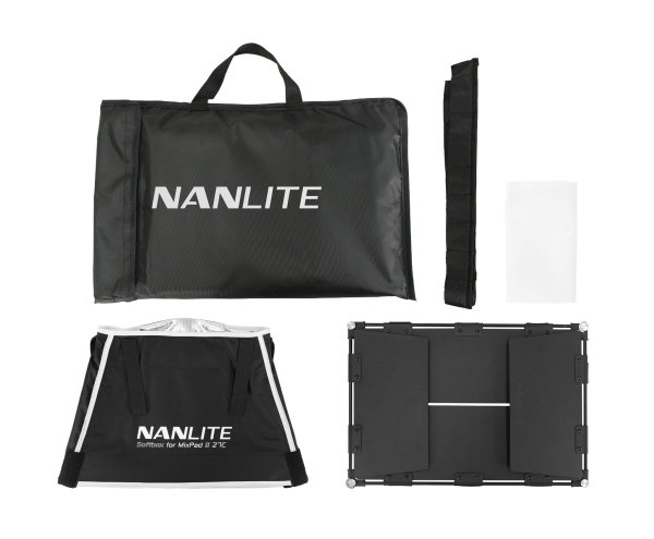 NANLITE | Lichtklappenvorsatz & Softbox BD-MPII27C+SB