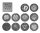 NANLITE | Gobo-Set AS-GB-B-SET2