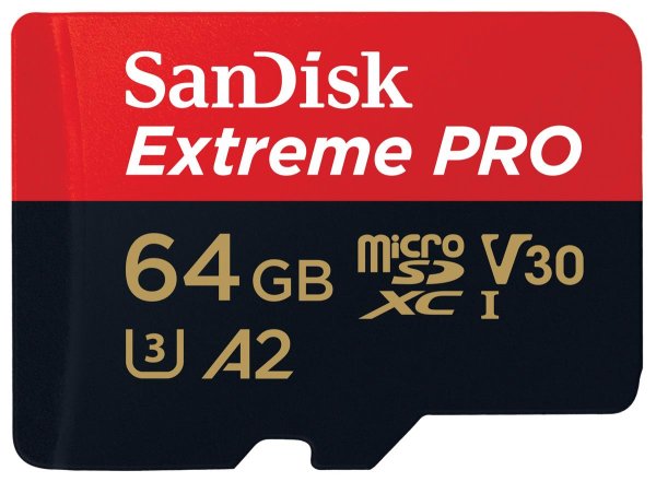 SanDisk Extreme Pro 64 GB 200 MB/s micro SDXC UHS-I