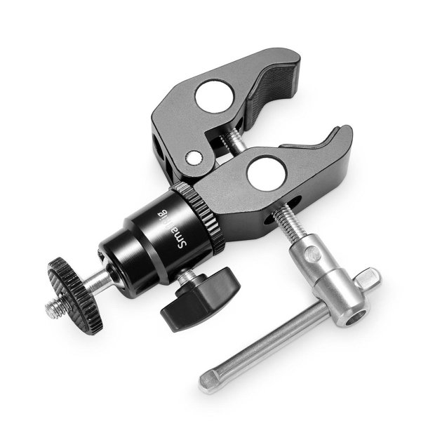 SmallRig 1124 Super Clamp mount with 1/4" screw ball head