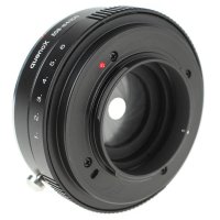 Objektiv Adapter für Canon-EOS-Objektiv an Micro-Four-Thirds-Kamera - mit Blende