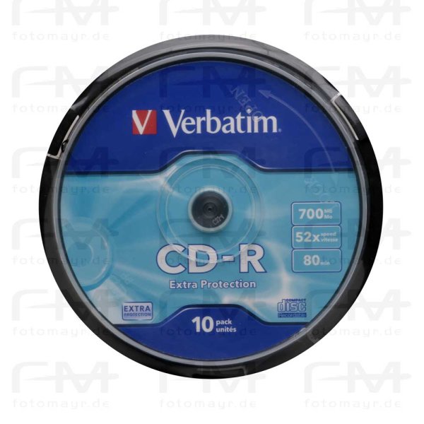 Verbatim CD-R 700 MB 10er Cakebox