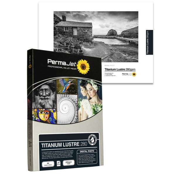 PermaJet Titanium Luster Metallic 280, A3+ (329x483 mm), 25 sheets